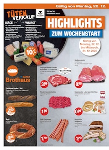 Steak im V-Markt Prospekt "V-Markt einfach besser einkaufen" mit 26 Seiten (Regensburg)