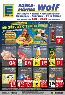 EDEKA Prospekt der KW 7 "Aktuelle Angebote" Aktueller EDEKA Prospekt "Aktuelle Angebote" Seite 1 von 24 Seiten