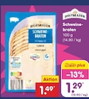 Schweinebraten von Boykase für 1,29 € bei Netto Marken-Discount im Angebot Schweinebraten von Boykase im aktuellen Netto Marken-Discount Prospekt