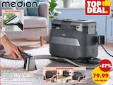 Penny Offenbach - Polster-und-Teppich-Reiniger mit Dampf MD 100123 Angebot im Prospekt Polster-und-Teppich-Reiniger mit Dampf MD 100123 bei Penny im Offenbach Prospekt für 79,99 €