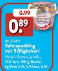 Sahnepudding mit Süßigkeiten von Milsani im aktuellen ALDI SÜD Prospekt für 0,89 €