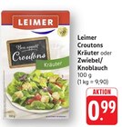 Croutons Kräuter im Angebot bei EDEKA in Pirmasens Croutons Kräuter Angebote von Leimer bei EDEKA Pirmasens für 0,99 €