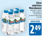 natürliches Mineralwasser von Vitrex im aktuellen EDEKA Prospekt für 2,49 €