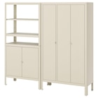 Regal mit 2 Schränken beige/für draußen drinnen von KOLBJÖRN im aktuellen IKEA Prospekt für 357,99 €