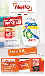 Catalogue Netto "Rendez-vous PRIX BAS !" à Lavaur et alentours, 12 pages, 16/07/2024 - 22/07/2024