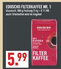 Filterkaffee Nr. 1 klassisch Angebote von Eduscho bei Marktkauf Duisburg für 5,99 €