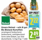 Unsere Heimat – echt & gut Bio Bioland-Kartoffeln Angebote von Bioland bei E center Frankenthal für 2,22 €