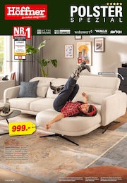 Wohnlandschaft Angebot & Preis im aktuellen Höffner Prospekt Wohnlandschaft Angebot im aktuellen Höffner Prospekt auf Seite 1