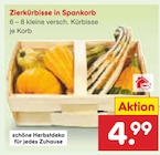 Zierkürbisse in Spankorb bei Netto Marken-Discount im Prospekt "" für 4,99 €