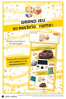 Catalogue Bricorama à Pantin cette semaine, valable du 07/05/2025 au 18/05/2025 Prospectus Bricorama à Pantin, "Joyeusement 50 ans", 12 pages de promos valables du 07/05/2025 au 18/05/2025