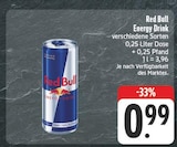 Energy Drink im Angebot bei EDEKA in Würzburg Energy Drink Angebote von Red Bull bei EDEKA Würzburg für 0,99 €