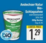Bio-Schlagsahne im Angebot bei E center in Regensburg Bio-Schlagsahne Angebote von Andechser Natur bei E center Regensburg für 1,29 €