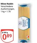 Aktuelle Nudeln Angebote bei GLOBUS in Halle (Saale) Aktuelles Möwe Nudeln Angebot bei GLOBUS in Halle (Saale) ab 0,89 €