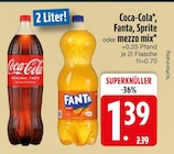 Coca-Cola, Fanta, Sprite oder mezzo mix von Coca-Cola im aktuellen EDEKA Prospekt für 1,39 €