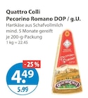 Pecorino Romano DOP / g.U. von Quattro Colli im aktuellen V-Markt Prospekt für 4,49 €