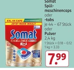 Spülmaschinencaps oder -tabs bei Rossmann im Prospekt "" für 7,99 €