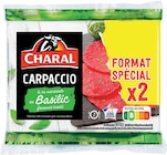 Viande bovine : Lot de 2 carpaccios au basilic - CHARAL dans le catalogue Intermarché Super