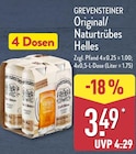 Aktuelles Original/Naturtrübes Helles Angebot bei ALDI Nord in Neumünster ab 3,49 €