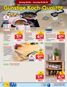 Küche im aktuellen Netto Marken-Discount Prospekt (Cottbus) Küche im Netto Marken-Discount Prospekt "Aktuelle Angebote" mit 68 Seiten (Cottbus)