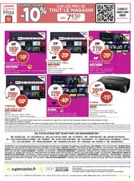 Prix et réduction Imprimante dans le prospectus Casino Supermarchés en cours Offre Imprimante dans le catalogue Casino Supermarchés du moment à la page 9