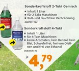 Sonderkraftstoff 2-Takt Gemisch Angebote bei Globus-Baumarkt Wolfsburg für 4,79 €