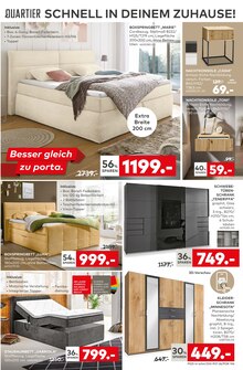 Boxspringbett im porta Möbel Prospekt "RABATTMAGIE IM FEE-BRUAR" mit 24 Seiten (Frankfurt (Main))