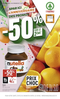 Prospectus Spar en cours, "SPAR ICI L'ANNIVERSAIRE DES PROMOS", page 1 sur 12