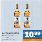 Rum Angebote von Captain Morgan bei Getränke Lehmann - Getränke A-Z Eberswalde für 10,99 €