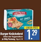 Dinkel oder Roggenvollkorn von Burger im aktuellen EDEKA Prospekt für 1,29 €