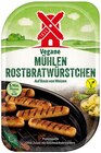 Aktuelles Vegane Bratwurst oder Vegane Rostbratwürstchen Angebot bei REWE in Osnabrück ab 2,49 €