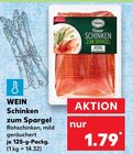 Schinken zum Spargel Angebote von WEIN bei Kaufland Castrop-Rauxel für 1,79 €