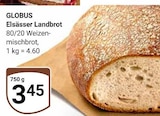 GLOBUS Duisburg - Elsässer Landbrot Angebot im Prospekt Elsässer Landbrot bei GLOBUS im Duisburg Prospekt für 3,45 €