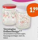 Vorratsglas Erdbeerdesign Angebote bei tegut Frankfurt für 1,99 €