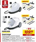 Aktuelles Dampfreiniger „SC 2 EasyFix“ Angebot bei toom Baumarkt in Darmstadt ab 109,99 €