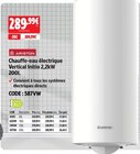 Chauffe-eau électrique Vertical Initio 2,2kW 200L - ARISTON - Screwfix à Dunkerque Chauffe-eau électrique Vertical Initio 2,2kW 200L - ARISTON en promo chez Screwfix Dunkerque à 229,99 €