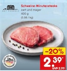 Aktuelles Schweine-Minutensteaks Angebot bei Netto Marken-Discount in Solingen (Klingenstadt) ab 2,39 €