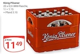 König Pilsener im Angebot bei GLOBUS in Brühl König Pilsener Angebote bei GLOBUS Brühl für 11,49 €