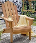 Fauteuil adirondack en bois en promo chez Intermarché Poitiers à 59,99 €