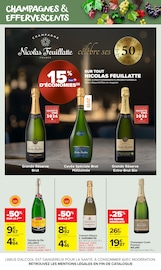Champagne en promo dans le catalogue Carrefour Market à la page 9