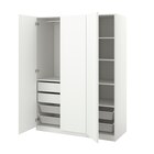Schrankkombination weiß/weiß 150x60x201 cm von PAX / VIKANES im aktuellen IKEA Prospekt