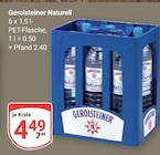 Naturell im Angebot bei GLOBUS in Nettetal Naturell Angebote von Gerolsteiner bei GLOBUS Nettetal für 4,49 €