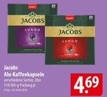 Alu-Kaffeekapseln Lungo Intenso im Angebot bei famila Nordost in Falkensee Alu-Kaffeekapseln Lungo Intenso Angebote von Jacobs bei famila Nordost Falkensee für 4,69 €
