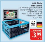 WWF Klappbox Angebote von Gut & Günstig bei Marktkauf Schweinfurt für 3,99 €
