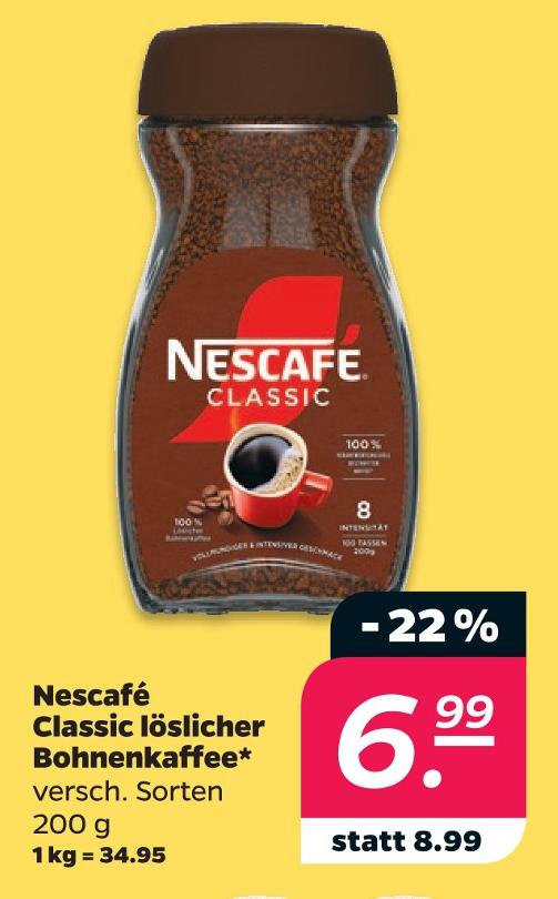 Classic löslicher Bohnenkaffee