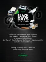 Vorwerk Prospekt für Sulzbach mit 5 Seiten Vorwerk Prospekt für Sulzbach: "BLACK DAYS", 5 Seiten, 23.11.2020 - 28.11.2020