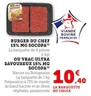 Promo Burger du chef 15% à 10,40 € dans le catalogue U Express à Rougemont