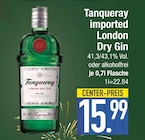 Tanqueray imported London Dry Gin oder alkoholfrei Angebote von Tanqueray bei EDEKA Ingolstadt für 15,99 €