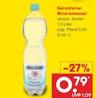 Mineralwasser Angebote von Gerolsteiner bei Netto Marken-Discount Gotha für 0,79 €