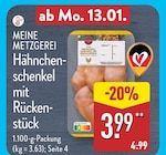 Hähnchenschenkel mit Rückenstück bei ALDI Nord im Prospekt "" für 3,99 €