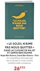 Fnac Dax - Promo Le Soleil N'aime Pas Nous Quitter Promo Le Soleil N'aime Pas Nous Quitter à 26,95 € dans le catalogue Fnac à Dax